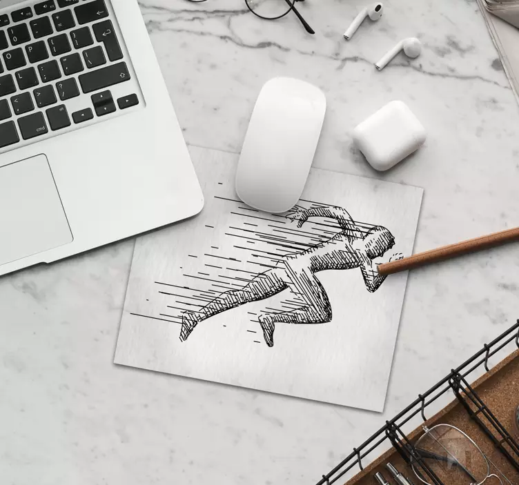 Skisse kjører originale musematte - Tenstickers