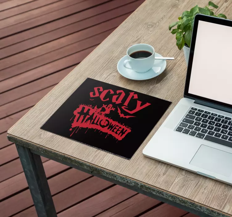 Skummelt halloween-blod flere musematter - Tenstickers