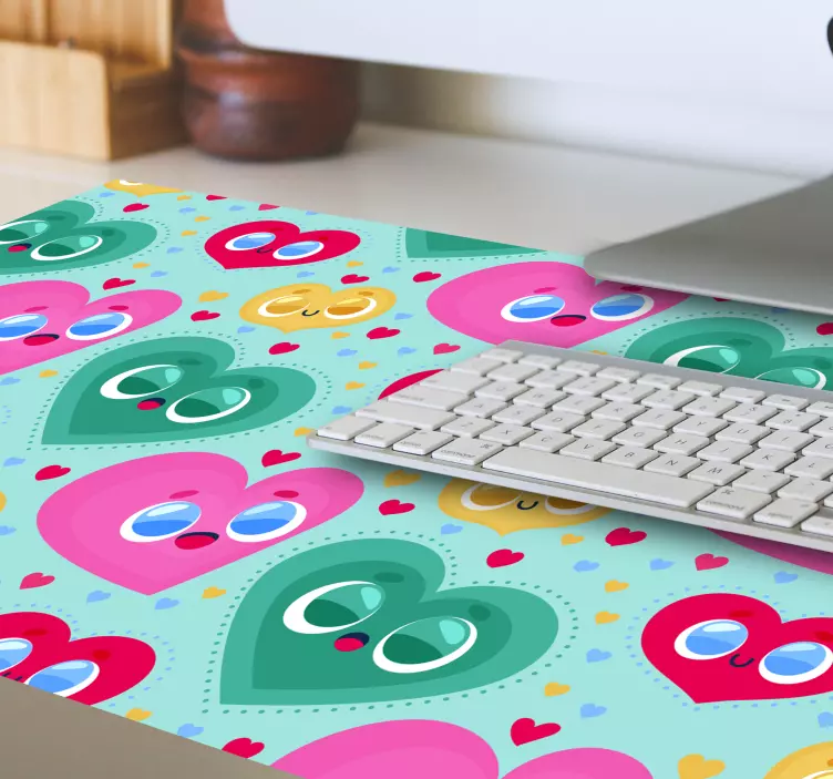 Søte hjerter original musematte - Tenstickers