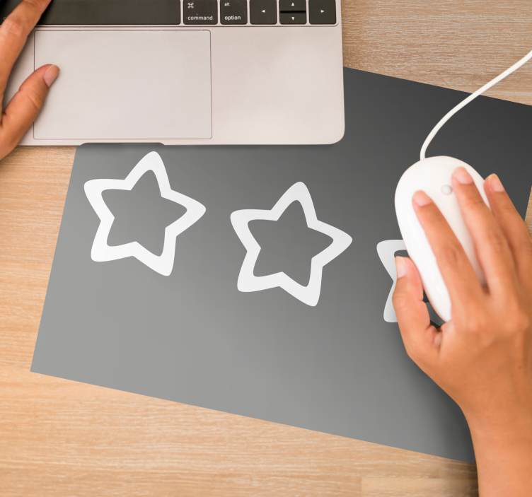 Stilige stjerner musematte tekstur - Tenstickers