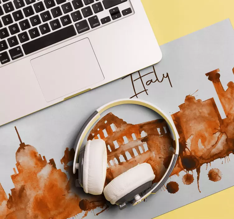 Vakker skyline av italia original musematte - Tenstickers