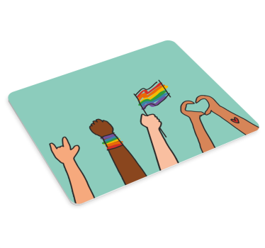 Fargerike enhetshender musematte original - Tenstickers