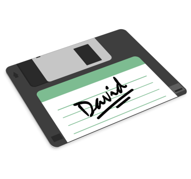 Musematte original retro floppy design - Tenstickers