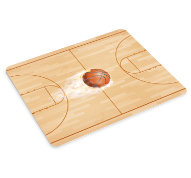 Basketballbane original vinyl musematte - Tenstickers