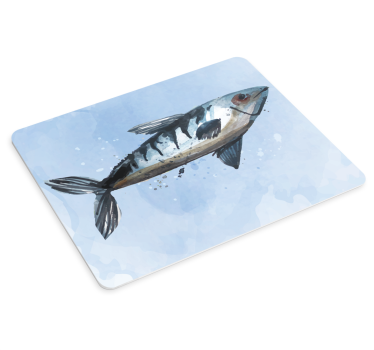 Abstrakt sjømat fisk musemat - Tenstickers