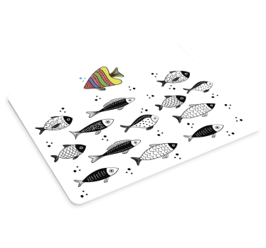 Counter flow fiskemusemat - Tenstickers