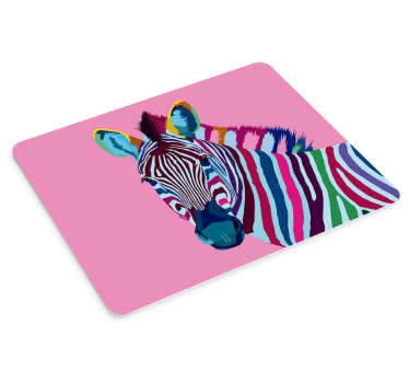 Pop art sebra musematte - Tenstickers