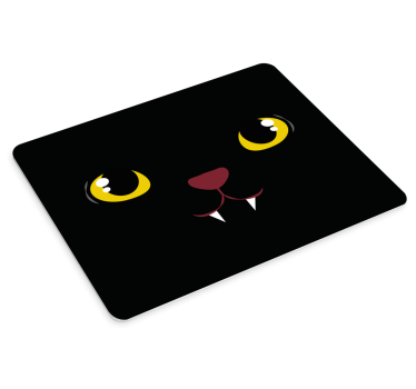 Musematte original katteansiktstræk - Tenstickers