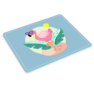Musematte original kule flamingo solskinn - Tenstickers