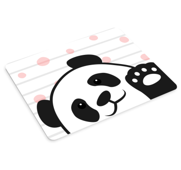Panda som vinker original musematte - Tenstickers