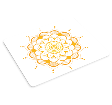 Mandala blomst original musematte - Tenstickers