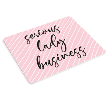 Musematte original lekne rosa striper - Tenstickers