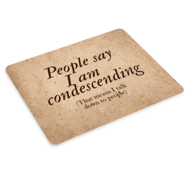 Setning folk sier im nedlatende musematte med sitater - Tenstickers