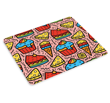 Musematte original fargerike dessertmønstre - Tenstickers