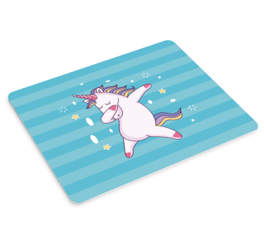 Dabbing unicorn original musematte - Tenstickers