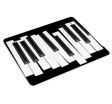 Musematte original piano tangenter mønster - Tenstickers