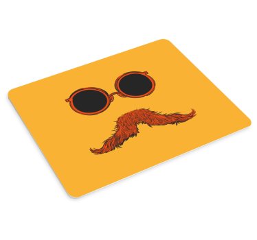 Musematte original funky solbriller bart - Tenstickers