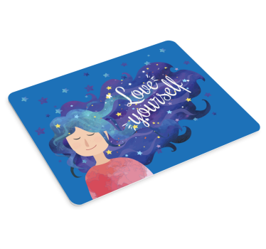 Elske deg selv motiverende original musematte - Tenstickers