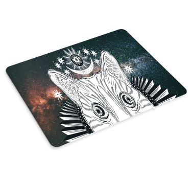Musematte original himmelsk katteillustrasjon - Tenstickers