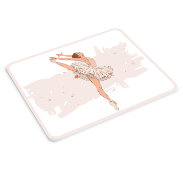 Musematte original ballerina danseposisjon - Tenstickers
