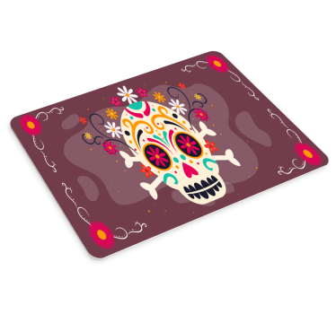 Meksikansk skalle original musematte - Tenstickers
