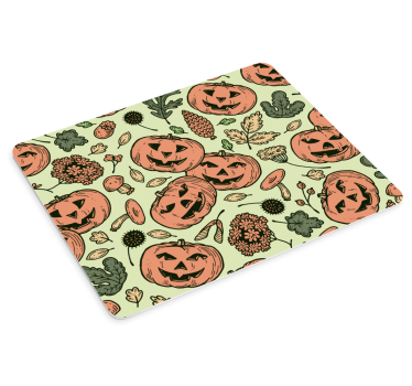 Tegneserie gresskar halloween original musematte - Tenstickers