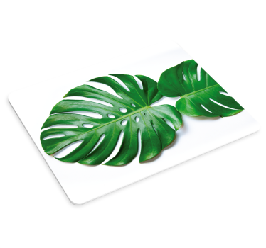 Musematte original monstera blad eleganse - Tenstickers