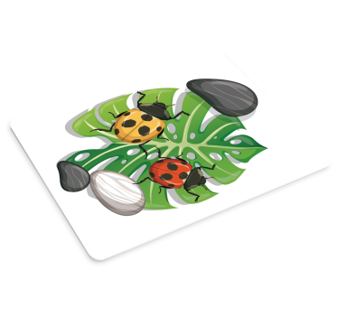 Musematte original fargerik insektarrangement - Tenstickers