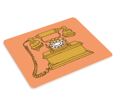 Musematte original klassisk roterende telefon - Tenstickers