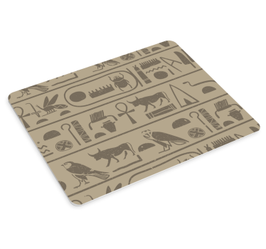 Egyptiske hieroglyfer originale musematte - Tenstickers