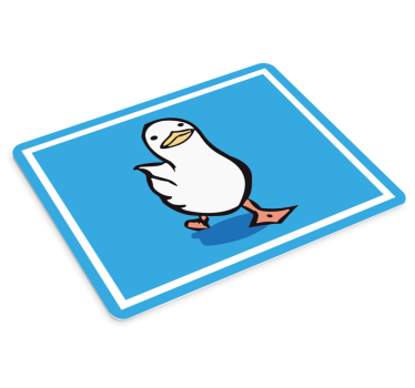 Musematte original sjarmerende tegneserieand - Tenstickers