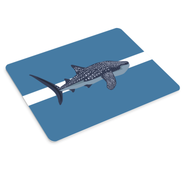 Musematte original haifinne design - Tenstickers