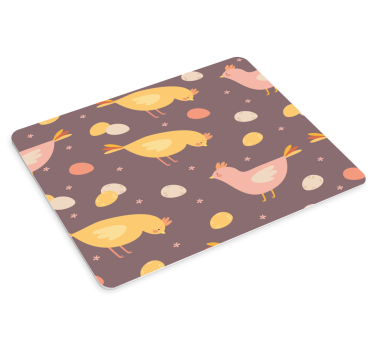 Musematte original søte høner og egg - Tenstickers