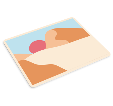Musematte original abstrakte fjellfarger - Tenstickers