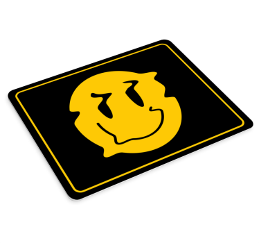 Smilende gult ikon musematte original - Tenstickers
