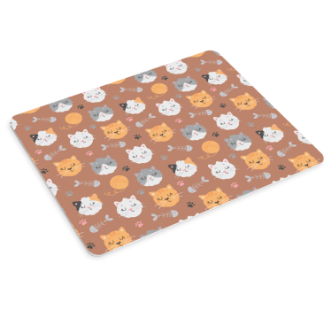 Musematte original søte kattansikter - Tenstickers