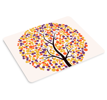 Musematte original fargerik trekunst - Tenstickers