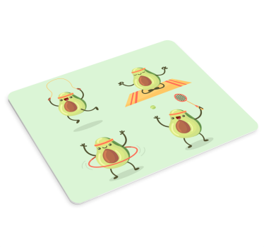 Avokado gym originale musematte - Tenstickers