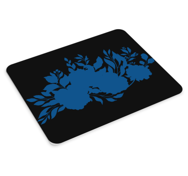 Musematte original botanisk bladmotiv - Tenstickers