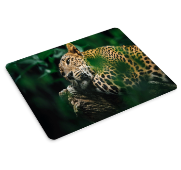 Musematte original leopard ligger komfortabelt - Tenstickers