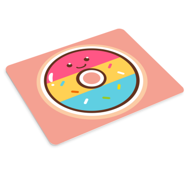 Musematte original søt donutfigur - Tenstickers