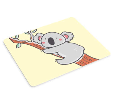 Klatring tegnet koala tegneserie originale musematte - Tenstickers