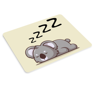 Sovende tegneserie koala originale musematte - Tenstickers