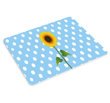 Musematte original livlig solrosdesign - Tenstickers