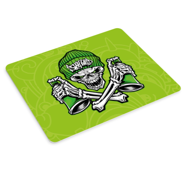 Musematte original med edgy hodeskallekonsept - Tenstickers