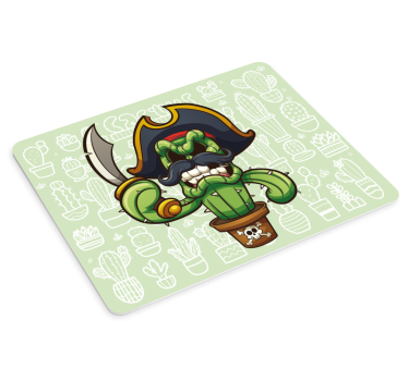Musematte original piratkaktus karakter - Tenstickers