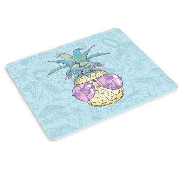 Ananas med solbriller musematte original - Tenstickers