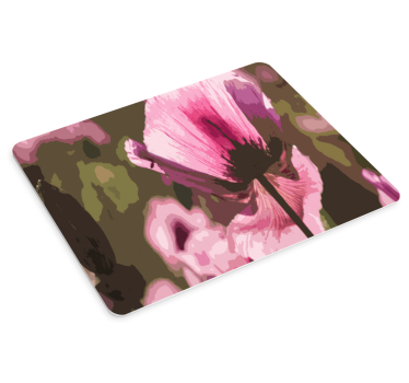 Musematte original blomster abstrakt kunst - Tenstickers