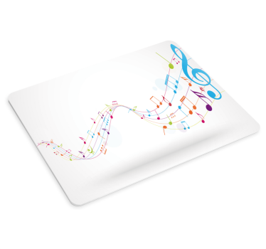 Fargerike musikalske noter musematte original - Tenstickers