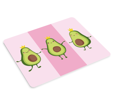 Musematte original søte avokadofigurer - Tenstickers